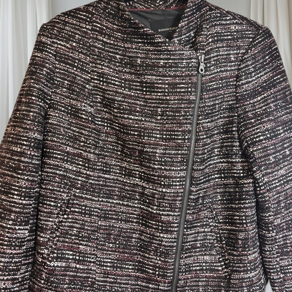 Banana Republic Black and White Textured Blazer NEW NEVER WORN - Picture 11 of 11